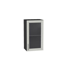 Шкаф верхний с 1-ой остекленной дверцей Сканди, цвет: Cappuccino Softwood