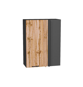 Шкаф верхний прямой угловой Флэт, цвет: Wotan Oak 2S