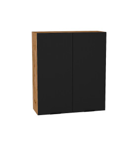 Шкаф верхний с 2-мя дверцами Евро, цвет: Антрацит