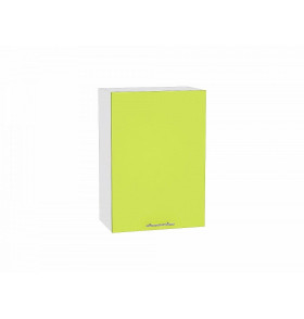 Шкаф верхний с 1-ой дверцей Валерия-М, цвет: Лайм глянец