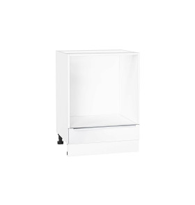 Шкаф нижний под духовку Фьюжн, цвет: Silky White