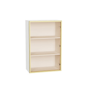 Шкаф верхний с 1-ой остекленной дверцей, цвет: Золотой