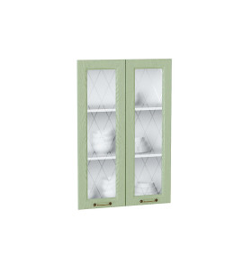 Комплект фасадов Ницца со стеклом для каркаса Ф-45Н В609, цвет: Дуб оливковый