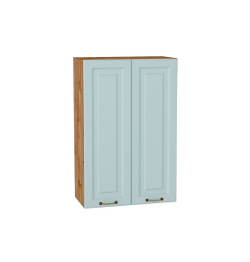 Шкаф верхний с 2-мя дверцами Ницца, цвет: Голубой