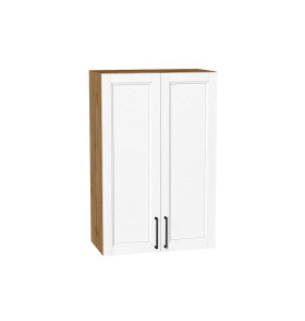 Шкаф верхний с 2-мя дверцами Сканди, цвет: White Silkwood