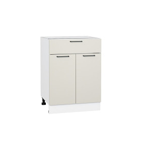 Шкаф нижний с 2-мя дверцами и ящиком Флэт, цвет: Cashmere In 2S