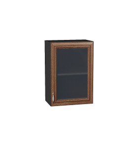 Шкаф верхний с 1-ой остекленной дверцей Шале, цвет: Brown Dreamline