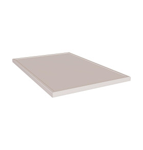 Образец МДФ Квадро для тумбы с материалами отделок, цвет: Кашемир