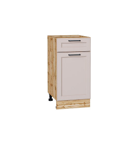 Шкаф нижний с 1-ой дверцей и ящиком Барселона, цвет: Кашемир