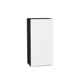 Шкаф верхний с 1-ой дверцей Фьюжн, цвет: Silky White