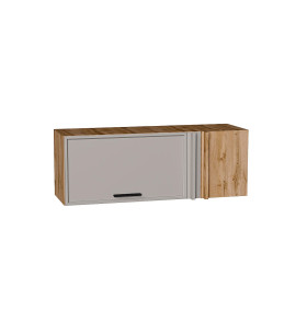 Шкаф верхний прямой угловой горизонтальный Фрейм, цвет: Clay Silk