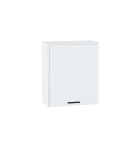 Шкаф верхний с 1-ой дверцей Фрейм, цвет: White Silk