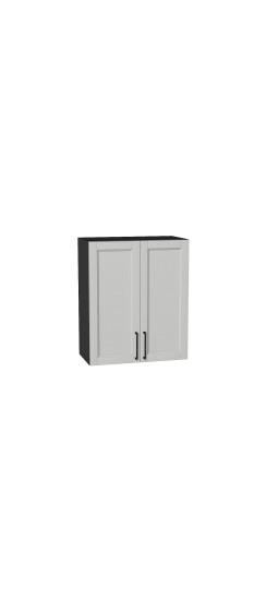 Шкаф верхний с 2-мя дверцами Сканди, цвет: Grey Silkwood | ПЭТ, Grey Silkwood