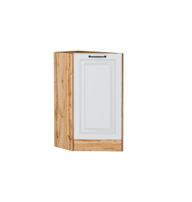 Шкаф нижний торцевой Ницца, цвет: Blanco