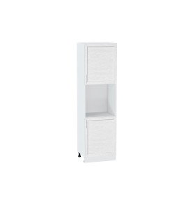 Шкаф пенал с 2-мя дверцами под технику Сканди, цвет: White Softwood