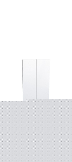 Комплект фасадов Валерия-М для каркаса Ф-40Н В609 | Белый металлик, МДФ