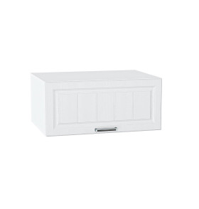 Шкаф верхний горизонтальный глубокий Прага, цвет: Белое дерево