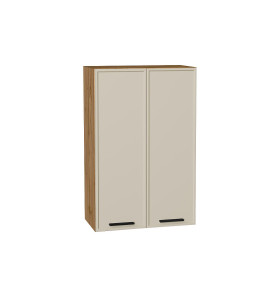 Шкаф верхний с 2-мя дверцами Фрейм, цвет: Cream Silk