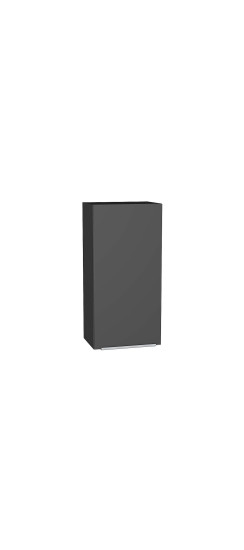 Шкаф верхний с 1-ой дверцей Фьюжн, цвет: Stormy Silk | ПЭТ, Stormy Silk