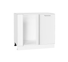 Шкаф нижний угловой Квадро, цвет: Белый