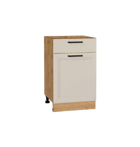 Шкаф нижний с 1-ой дверцей и ящиком Нео, цвет: Cream Silk