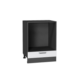 Шкаф нижний под духовку Прага, цвет: Белое дерево