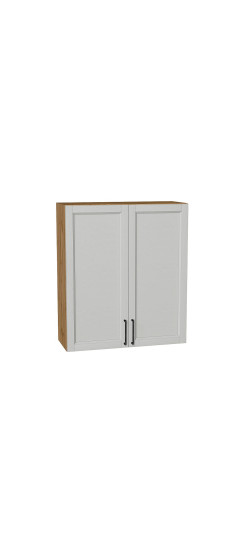 Шкаф верхний с 2-мя дверцами Сканди, цвет: Grey Silkwood | ПЭТ, Grey Silkwood