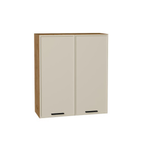Шкаф верхний с 2-мя дверцами Фрейм, цвет: Cream Silk
