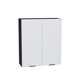 Шкаф верхний с 2-мя дверцами Евро, цвет: Белый