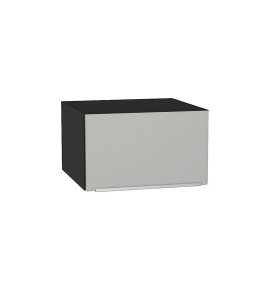 Шкаф верхний горизонтальный глубокий Фьюжн, цвет: Silky Light Grey