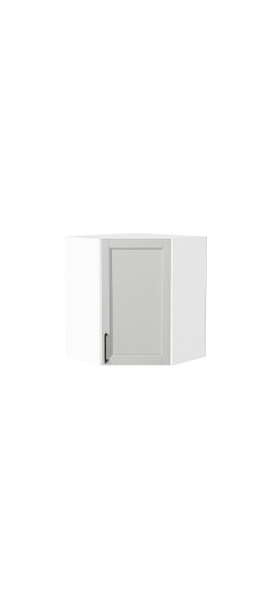 Шкаф верхний угловой Сканди, цвет: Grey Silkwood | ПЭТ, Grey Silkwood