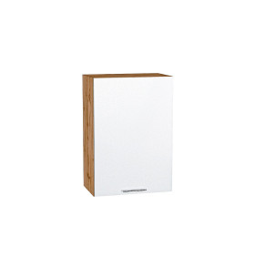 Шкаф верхний с 1-ой дверцей Валерия-М, цвет: Белый металлик