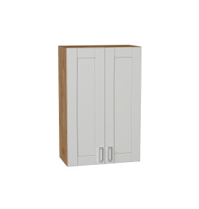 Шкаф верхний с 2-мя дверцами Лофт, цвет: Grey Silk