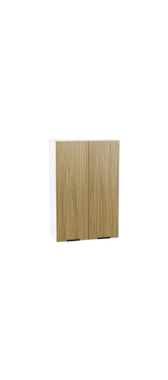 Шкаф верхний с 2-мя дверцами Евро Лайн, цвет: Дуб песочный | Пленка ПВХ., Дуб песочный