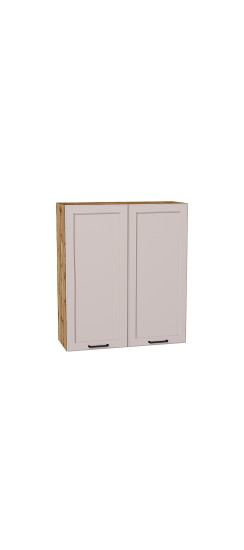 Шкаф верхний с 2-мя дверцами Барселона, цвет: Кашемир | Пленка ПВХ., Кашемир