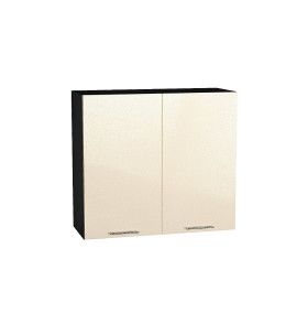 Шкаф верхний с 2-мя дверцами Валерия-М, цвет: Бежевый металлик