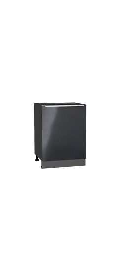 Шкаф нижний с 1-ой дверцей Фьюжн, цвет: Anthracite | Акрилит, Anthracite