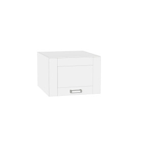 Шкаф верхний горизонтальный глубокий Лофт, цвет: White Silk