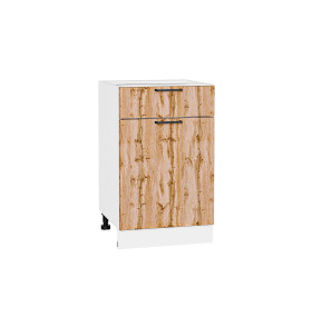 Шкаф нижний с 1-ой дверцей и ящиком Флэт, цвет: Wotan Oak 2S