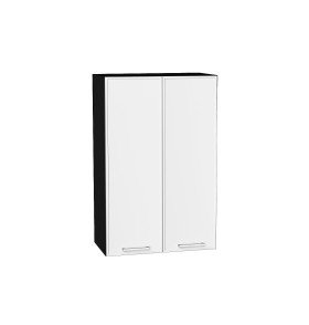 Шкаф верхний с 2-мя дверцами Квадро, цвет: Белый