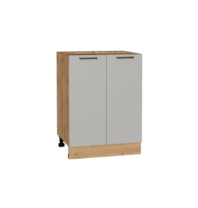 Шкаф нижний с 2-мя дверцами Флэт, цвет: Light Grey In 2S
