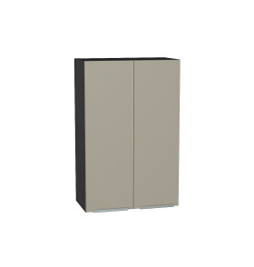 Шкаф верхний с 2-мя дверцами Фьюжн, цвет: Silky Grey