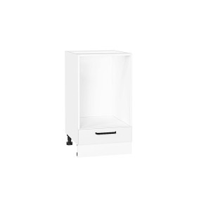 Шкаф нижний под духовку Нео, цвет: White Silk