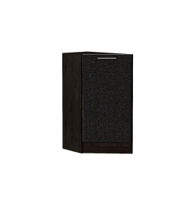 Шкаф нижний торцевой Валерия-М, цвет: Черный металлик