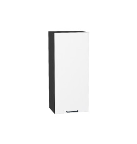 Шкаф верхний с 1-ой дверцей Флэт, цвет: White In 2S