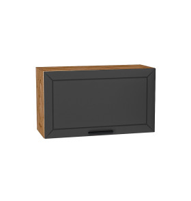 Шкаф верхний горизонтальный Глетчер, цвет: Маренго Силк