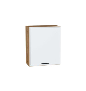 Шкаф верхний с 1-ой дверцей Фрейм, цвет: White Silk