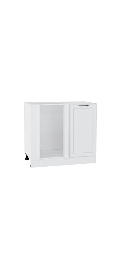 Шкаф нижний угловой Барселона, цвет: Белый | Пленка ПВХ., Белый