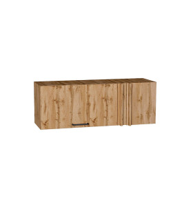 Шкаф верхний прямой угловой горизонтальный Флэт, цвет: Wotan Oak 2S