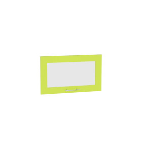 Комплект фасадов Валерия-М со стеклом для каркаса Ф-86 ВГ600, цвет: Лайм глянец